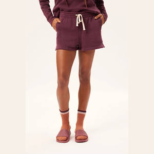 Personalized <b>Women</b> <b>Sweat</b> <b>Shorts</b> French Terry Lounge High Waist Soft Moisture Wicking Plus Size Custom Logo Cotton OEM Service - Product Image 1