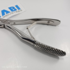 Mini fórceps de extracción Dental, alicates de extracción de dientes con patrón inglés de acero inoxidable, herramienta Dental Manual al por mayor - Product Image 3