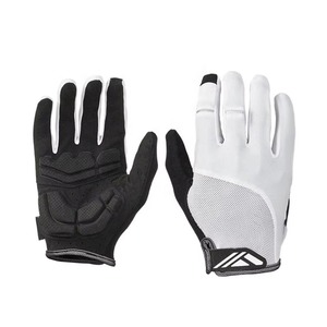 Guantes de Carreras Ecológicos de Medio Dedo, de Cuero/Poliéster/Neopreno, Impermeables, Transpirables y Protectores para Ciclismo y Deportes al Aire Libre - Product Image 1