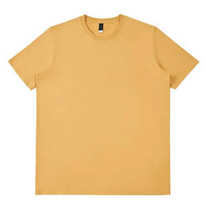 Venta al por mayor 240 gramos hombro caído cuello redondo Camiseta personalizada 100% algodón camiseta media manga camiseta Supima algodón - Product Image 3