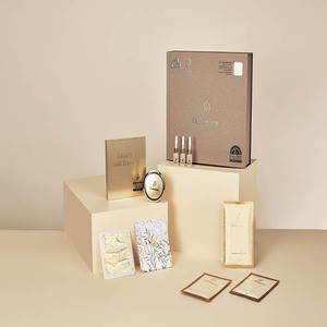 Terapia oro di lusso Made in corea 24K Set per la cura della pelle Private Label sbiancamento Anti invecchiamento crema siero rughe oro puro