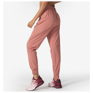 Pantalon de jogging pour femme, taille haute, 100% coton, streetwear, hiver, entraînement, gym, uni - Product Image 4