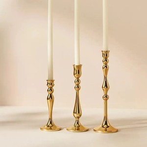 Ensemble de trois bougeoirs décoratifs de mariage à la maison Exportateur de bougeoirs en bois très exigeants - Product Image 6