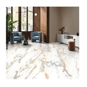 Carrara Design White Big Slab Porcelain Tiles 60*120cm AST Marbre Blanc Marmol Design Hall Bathroom Kitchen Tiles Wall White