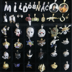 Joyería hip hop con moissanita, colgante personalizado con letra y retrato, estilo diamante de lujo, brillante, para hombres y mujeres - Product Image 6