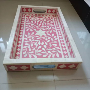 ถาดใส่กระดูกพร้อมถาดเสิร์ฟทรงสี่เหลี่ยมถาดฝังกระดูกลายคริสต์มาสทำด้วยมือรุ่นใหม่ - Product Image 1