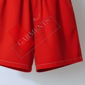 Shorts de sport en coton à séchage rapide pour hommes, cordon de serrage, tricot, léger, respirant, entraînement athlétique, vêtements de sport, OEM/ODM - Product Image 2