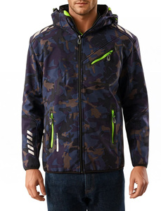 Nueva cremallera tendencia Softshell prendas de vestir transpirable chaqueta a prueba de viento para hombres al por mayor cómodo hombres aventura desgaste hombres chaqueta - Product Image 6