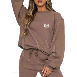 Conjunto Deportivo de Invierno para Mujer, Talla Grande, Ajustado, con Bolsillo, Pantalones de Algodón/Poliéster de Alta Calidad - Product Image 2