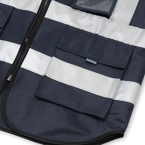 Chaleco de Seguridad Reflectante de Alta Calidad, Ligero, para Exteriores, Transpirable, Impermeable, de Poliéster, Alta Visibilidad, Ropa de Trabajo, Nuevo Diseño - Product Image 5