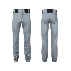 Pantalon de baseball respirant de haute qualité, grande taille, 100% polyester, design personnalisé imprimé, antibactérien, séchage rapide - Product Image 1