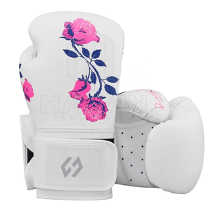 Guantes de boxeo de ajuste ergonómico para adultos y adolescentes Malla de Palma transpirable de cuero premium y acolchado de espuma para deportes - Product Image 1