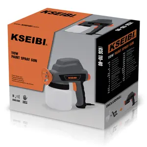 KSEIBI 고품질 300 ml/분 페인트 스프레이 건 KSG 110-80 다용도 사용.