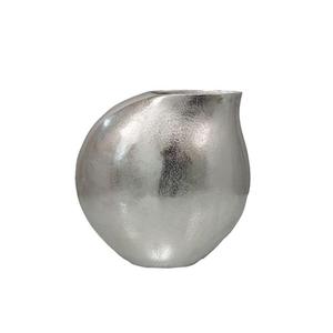 Jarrón de Flores Vintage con Acabado Antiguo, Plantas Artificiales, Porta Flores, Decoración Moderna para Sala de Estar, Jarrones, Macetas, Artesanía en Metal - Product Image 6