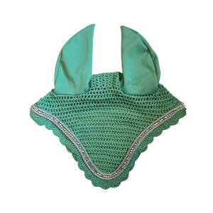 2024 Bonnet d'oreille de Protection d'équitation en maille souple de haute qualité sur mesure pour chevaux Bonnet d'oreille de contrôle de cheval - Product Image 1