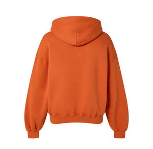 Haute qualité personnalisé lettre imprimer sweats à capuche amples automne hiver surdimensionné grandes poches hauts hommes décontracté à manches longues sweat - Product Image 6