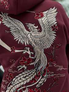 Nueva Sudadera con Capucha de Forro Polar con Pedrería Brillante Personalizada, con Cierre y Logotipo Personalizado, Diseño de Calavera con Pedrería Completa para Hombre - Product Image 5