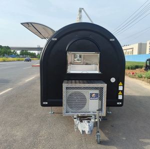 Remorque de nourriture ronde mobile à bas prix entièrement équipée Taco Coffee Cart BBQ Roundness Food Truck Hot Dog Cart for Snack Food. - Product Image 5