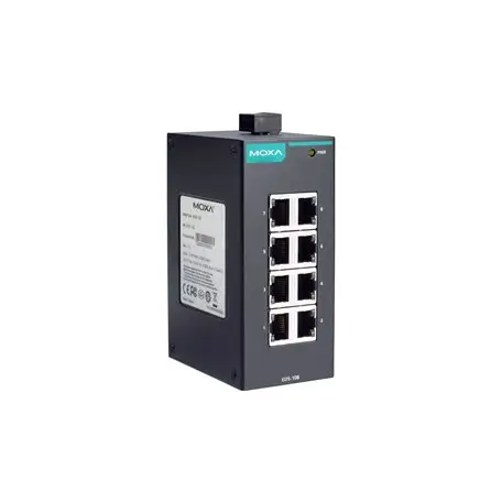 MOXA seri EDS-108 8-port, entry-level tidak dikelola switch Ethernet