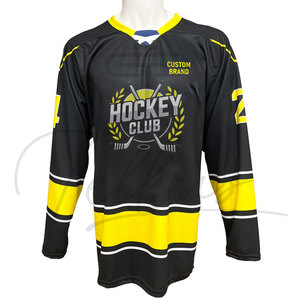 Diseña Tu Propia Camiseta de Hockey sobre Hielo Sublimada Personalizada - Camisetas Transpirables de Secado Rápido 100% Poliéster con Colores y Logotipo Personalizados - Product Image 3