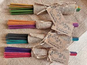 Bâtons d'encens en bambou écologiques à combustion longue - Parfums Ambre Rose (Gulab) Jasmin (Mogra/Chameli) Nag Champa Tubéreuse - Product Image 2