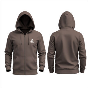 Haute qualité coton uni lourd blanc surdimensionné unisexe personnalisé femmes grande taille hommes polaire fermetures éclair sweats à capuche sweats - Product Image 5