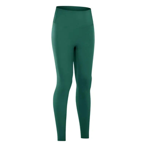 High Quality Solid Color Women Yoga <b>Leggings</b> Soft Compression High Waist Fitness Workout Pants Sports Wear <b>Leggings</b> for Women - Product Image 3