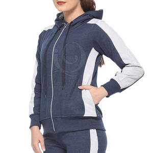 Vêtements décontractés avec logo personnalisé Vente d'usine Survêtement personnalisé pour femmes Survêtement de haute qualité pour femmes - Product Image 5