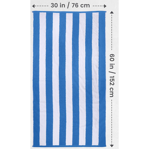 Toallas de Piscina de Tela Reciclada de Lujo para Hoteles, Toallas de Playa a Rayas Blanqueadas, Toallas Resistentes para Lavanderías al por Mayor - Product Image 2