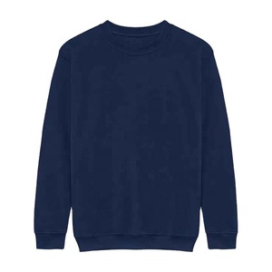 Wholesale New custom crew neck 100% cotton <b>men</b> <b>Navy</b> Blue sweatshirt <b>hoodies</b> - Product Image 1