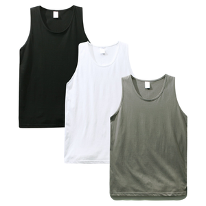 เสื้อกล้ามแขนกุดใหม่สำหรับผู้ชาย100% ซักมือเป็นมิตรกับสิ่งแวดล้อมเสื้อผ้าผู้ชายผ้าฝ้าย2025ผลิตจากเวียดนาม - Product Image 2