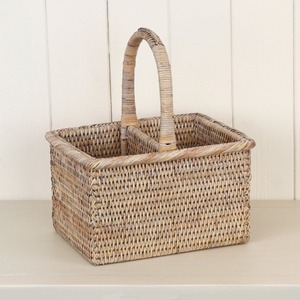 Rattan <b>Rectangular</b> Wicker Cutlery Holder Handmade <b>Storage</b> <b>Baskets</b> Natural Rattan Modern Multifunction Made in Viet Nam - Product Image 2