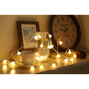 Guirlande lumineuse à LED blanc chaud, lampe à boules féériques pour l'éclairage décoratif de Noël, pour la chambre à coucher, le salon, les fêtes de mariage, la maison - Product Image 3