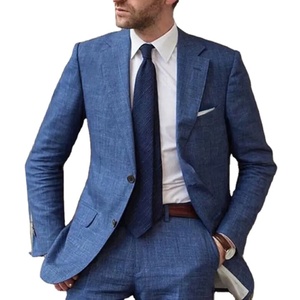 Trajes de Blazer Formales para Hombre de Alta Calidad, Hechos a Medida, Transpirables, Antiarrugas, Antiretráctiles, Tejido de Punto TR de Spandex/Nailon - Product Image 6