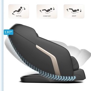 Fauteuil de massage avec commande vocale intelligente, pétrissage des pieds, réflexologie palmaire, chaleur apaisante, techniques de massage - Product Image 4