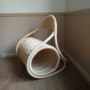 เก้าอี้พักผ่อนหวายดีไซน์ไม่ซ้ําใคร 2024 เก้าอี้นั่งหวายดีไซน์ใหม่ล่าสุดสําหรับโรงแรมโฮมวิลล่า - Product Image 3