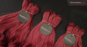 Trama de pelo superior cutícula completa pelo crudo pelo virgen precio barato en muchos colores - Product Image 2