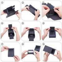 Boîte à parfum en papier couché avec lamination brillante, boîte à tiroir, emballage cadeau, boîtes pour savon, bijoux, bonbons, cadeaux de mariage, faveurs de fête