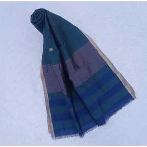 Dupatta/Stole en Soie et Coton Banarasi Légère et Respirante pour Femme, Châle Carré Ethnique, Foulard Imprimé à Pois, Techniques de Tissage - Product Image 2