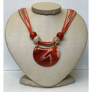 Collier en perles de résine faites à la main Craft Exim, bijoux de mode haut de gamme, élégant pour femmes, à porter en toutes saisons, idéal pour les fêtes, cadeau, exportation - Product Image 2