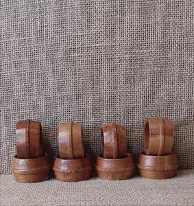 Handcrafted wooden napkin ring set for rustic wedding <b>table</b> <b>farmhouse</b> <b>dining</b> kitchen party dinner eco friendly home decor - Product Image 6