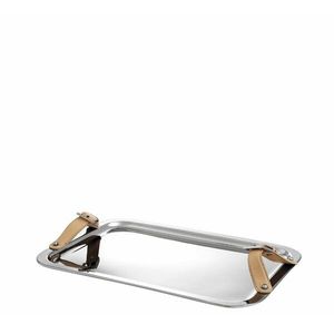 Plateau de service en métal léger pour un usage quotidien dans la cuisine, le salon ou la terrasse extérieure avec un design minimaliste moderne - Product Image 3