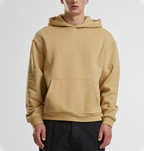 Venta al por mayor de Sudadera con capucha de gran tamaño para hombres logotipo personalizado peso pesado Streetwear algodón pulóver sudadera proveedor de fábrica - Product Image 1