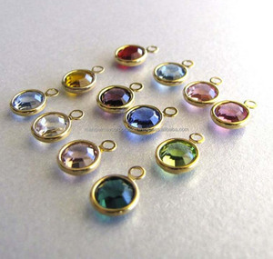 Connecteur de Gemmes Vintage Tendance en Quartz Druzy Bleu Forme Coussin, en Argent Sterling Plaqué Rhodium et Or, Double Bélière, Haute Qualité - Product Image 3