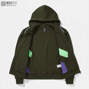 Sudaderas con capucha lisas de algodón personalizadas de alta calidad de 480GSM para hombre, sudaderas sin cuerdas en blanco de lana Polar pesada de talla grande fabricadas - Product Image 6