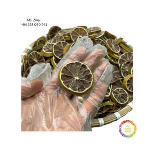 มะนาวอบแห้ง ชิ้นมะนาวแห้งสำหรับตกแต่งหน้าเค้กและใช้เป็นเครื่องปรุง ชิ้นมะนาวอบแห้งจากธรรมชาติแท้ - Product Image 1