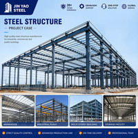 Estructura de acero prefabricada de alta resistencia para taller/garaje, ideal para reparación y mantenimiento automotriz.