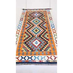 Tapis Kilim Maimana Afghanistan 188 X 86 cm Tapis traditionnels afghans et ensembles - Product Image 5