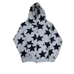 Wholesale Puls Size Men's Hoodies Full Zip up Custom Print logo Hoodie for Man and Women - Product Image 3
