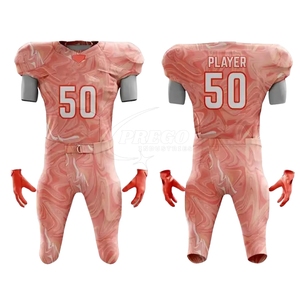 Ensemble d'uniformes de football américain respirants sur mesure, grandes tailles, pour l'entraînement estival et les jours de match, avec service OEM - Product Image 4